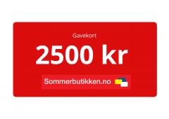 Gavekort 2500kr - Sommerbutikken.no