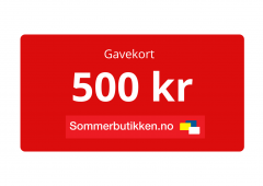 Gavekort - 500kr - Sommerbutikken.no