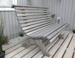 Hagebenk Emma - Askegrå - Sommerbutikken.no