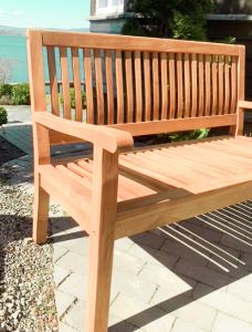 Hagebenk Havana i teak 120 cm - Sommerbutikken AS