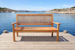 Hagebenk Teak 120cm Havana - Sommerbutikken.no