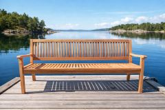 Hagebenk Teak 180cm Havana - Sommerbutikken.no