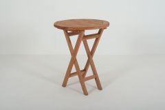 Hagebord Teak Ø60cm sammenleggbart - Sommerbutikken.no