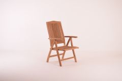 Hagestol Teak justerbar - Sommerbutikken AS
