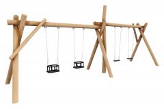 Huskestativ kombinert 2 -  Robinia - Sommerbutikken.no