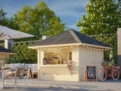 Kiosk Bianca 8,3kvm Sett 104 - Sommerbutikken.no