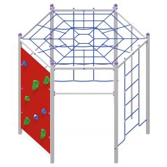 Klatrestativ Hexagon Stål - Sommerbutikken.no