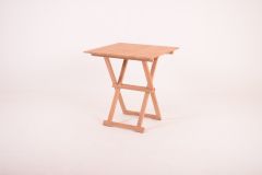 Sammenleggbart bord teak 70x70cm - Sommerbutikken.no