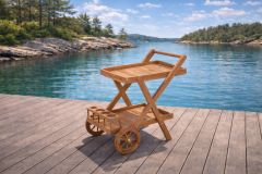 Serveringstralle Teak - Sommerbutikken.no