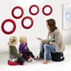 Sommerbutikken.no - Speil røde 5 stk