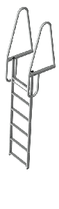 Sommerbutikken AS - Badetrapp i aluminium