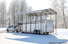 Sommerbutikken AS - Carport for lastebiler, minibusser og lange kjøretøy