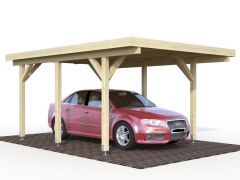 Carport Flatt tak "Karl" 11,7kvm