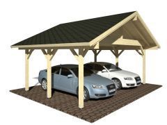 Carport Dobbel Robert 20,6kvm