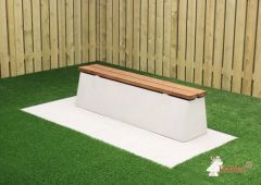 Sommerbutikken AS - Sittebenk i betong HeBlad