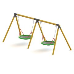 Sommerbutikken AS - Huskestativ for 2 fugleredehusker
