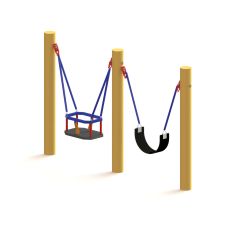 Sommerbutikken AS - Huskestativ for småbarn - offentlig lekeplass