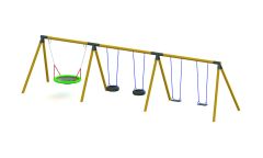 Sommerbutikken AS - Huskestativ for 4 huskeseter og en fugleredehuske