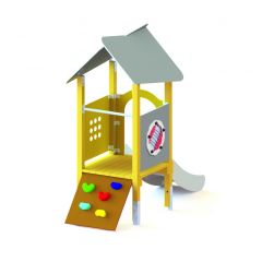 Sommerbutikken AS - Lekehus med rutsjebane