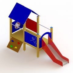 Sommerbutikken AS - Lekehus med sklie