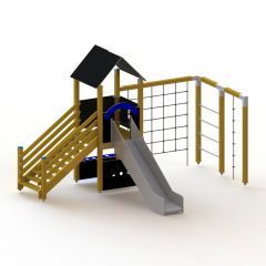Sommerbutikken AS - Leketårn med sklie for lekeplasser