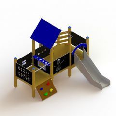 Sommerbutikken AS - Leketårn med sklie for lekeplasser