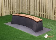 Sommerbutikken AS - HeBlad parkbenk i betong