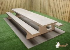Sommerbutikken AS - Parkmøbel XL i betong natural Heblad