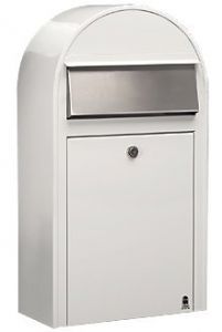 Postkasse Bobi Grande Slim Hvit