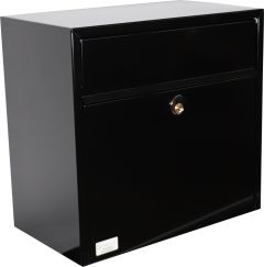 Postkasse Sandberg Solid Sort farge - Sommerbutikken.no