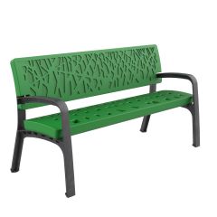 Sommerbutikken AS - Parkbenk Solidum C-1018 Grønn