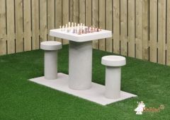 Sommerbutikken AS - Sjakkbord i betong