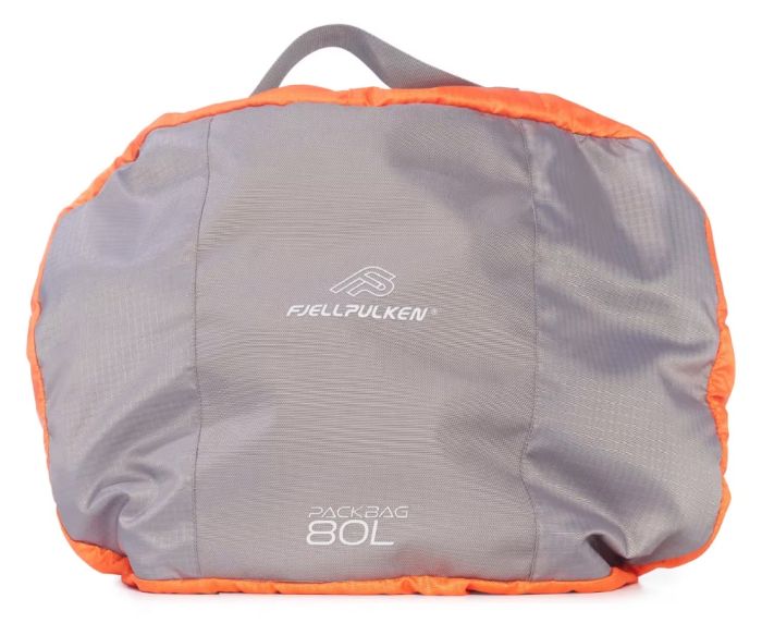 Fjellpulken Packbag -80 liter - Grå/Orange - Sommerbutikken.no
