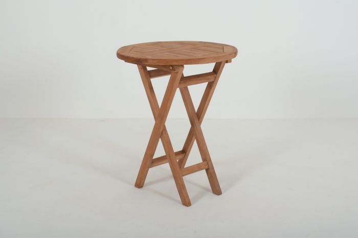 Hagebord Teak Ø60cm sammenleggbart - Sommerbutikken.no