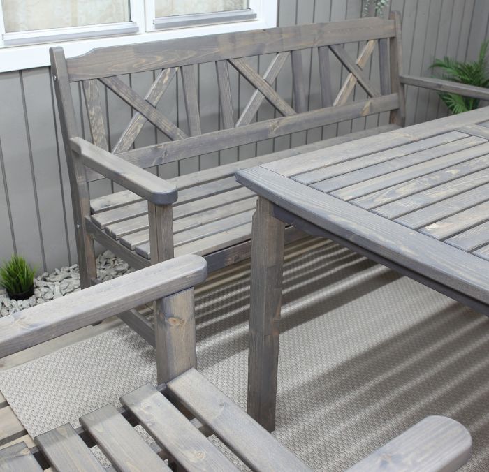 Hagemøbelsett Grabein Lux - Askegrå - Sommerbutikken.no