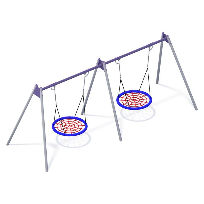 Huskestativ i stål for 2 stk. fugleredehusker - Sommerbutikken.no