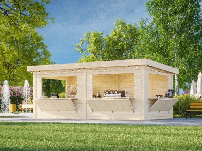 Kiosk Lenna 16,6kvm sett 312 - Sommerbutikken.no