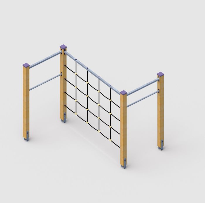 Klatreapparat med klatrenett - Sommerbutikken.no