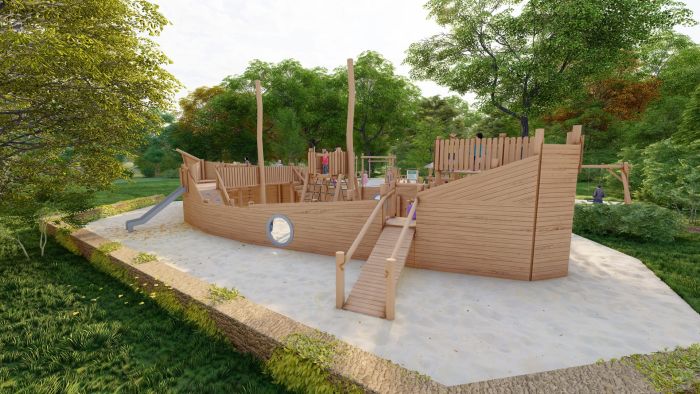 Stort skip - Robinia - Sommerbutikken.no