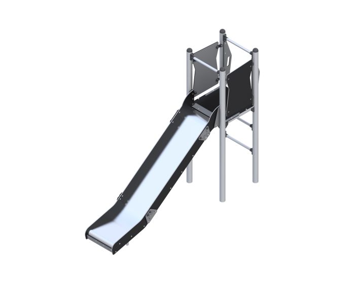 Leketårn enkeltstående med sklie SMB-ZZCM-0006 - Sommerbutikken AS