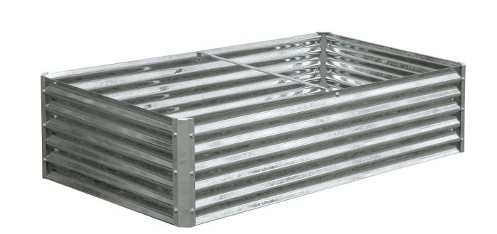 Plantekasse Galvanisert stål 178x90x42cm - Sommerbutikken.no