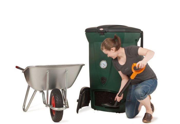 Sommerbutikken AS - Biolan Kompostbinge - Hurtigkomposter 220eco Grønn - Varmkompost