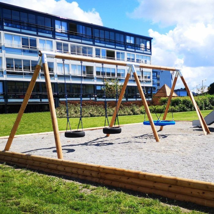 Sommerbutikken AS - Huskestativ Trippel Rundstokk