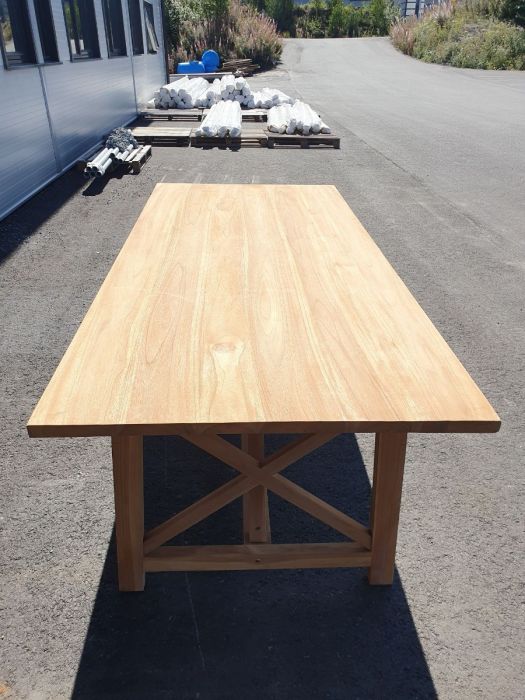Hagebord "Kråkerøy" teak - 200 cm  - Sommerbutikken AS
