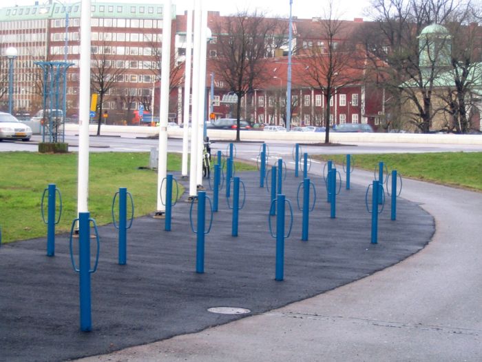 Sommerbutikken AS - Sykkelstativ Stolpe KNM