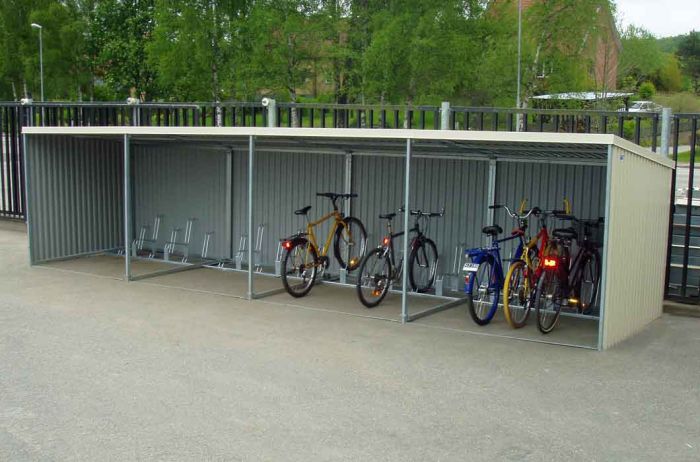 Sommerbutikken AS - Sykkelskur med tak