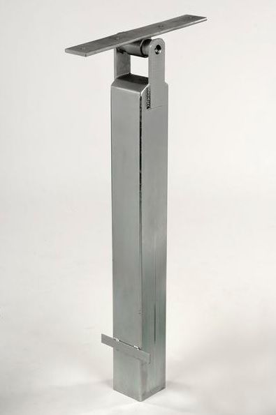 Stålfundament for vippehusker, galvanisert stål  - Sommerbutikken.no