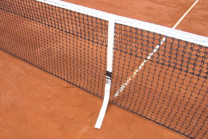 Tennisnett 3mm double top Svart farge - Sommerbutikken.no