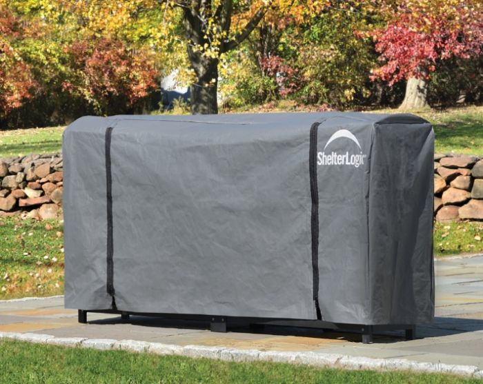 Trekk med glidelås for vedstativ 240cm - Sommerbutikken.no