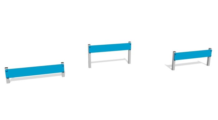 Agility hinder i ulike høyder - 3 stk - Sommerbutikken.no